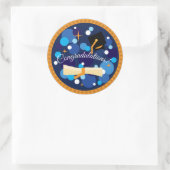 Rond Graduation sticker (Sac)
