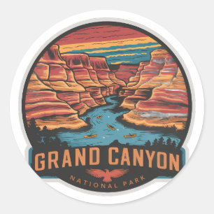 Rond Grand Canyon National Park Arizona Sticker