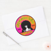 Rond GRAND Sticker PIMP DADDY (Enveloppe)