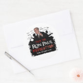 Rond Grand Sticker Ron Paul Revolution (Enveloppe)