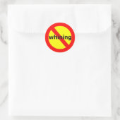 Rond Gras No Whining Sticker (Sac)