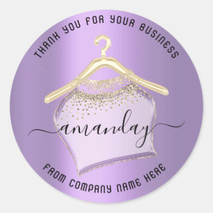 Rond Gratitude d'or : Sticker qui penche avec élégance