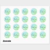 Rond "Gratitude en impression : Collection Sticker Merc (Feuille)