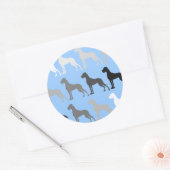 Rond Great Dane Sticker big (Enveloppe)