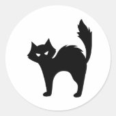 Rond Grumpy CatMan Sticker (Devant)