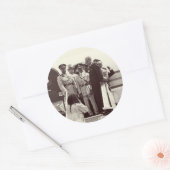 Rond Haile Selassie - Messiah - Jah Rastafari Sticker (Enveloppe)