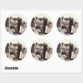 Rond Haile Selassie - Messiah - Jah Rastafari Sticker (Feuille)