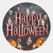 Rond Halloween- Sticker (Devant)