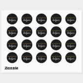 Rond Hangover Helper Wedding Favoriser Sticker (Feuille)