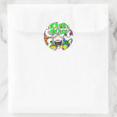 Rond Happy Cerveau Sticker #7 (Sac)
