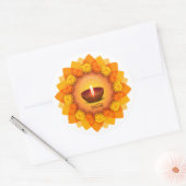Rond Happy Diwali sticker (Enveloppe)