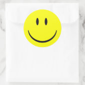 Rond Happy Face Sticker (Sac)