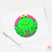 Rond Happy Frog Sticker (Enveloppe)