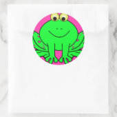 Rond Happy Frog Sticker (Sac)