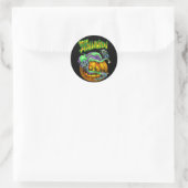 Rond Happy Halloween Déplaisant Sticker JesterKin (Sac)