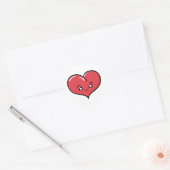 Rond Happy Heart Sticker (Enveloppe)