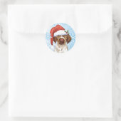 Rond Happy Howlidays GWP Classic Round Sticker (Sac)