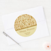 Rond Happy Passover Sticker (Enveloppe)