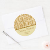 Rond Happy Passover Sticker (Enveloppe)
