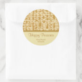 Rond Happy Passover Sticker (Sac)