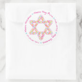 Rond Happy purim Sticker (Sac)