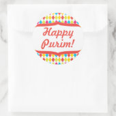 Rond Happy purim Sticker (Sac)