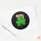 Rond Happy St. Patrick's Day sticker (Enveloppe)