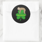Rond Happy St. Patrick's Day sticker (Sac)