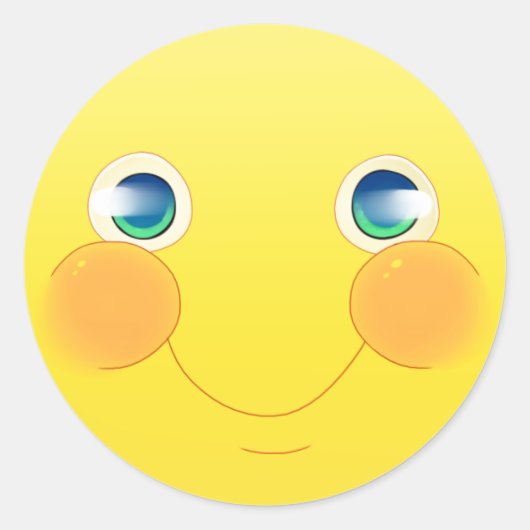 Rond Happy Sticker (Devant)