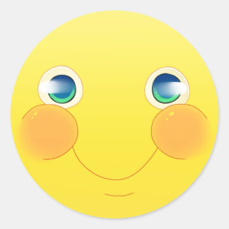 Rond Happy Sticker