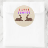 Rond Happy Sticker de Pâques (Sac)