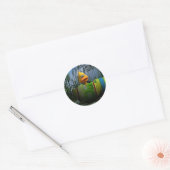 Rond Happy Sticker de Pâques (Enveloppe)