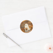 Rond Happy Sticker Ghost Halloween (Enveloppe)