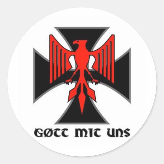 Rond Haus Nürnberg Gott mit uns Sticker (Devant)