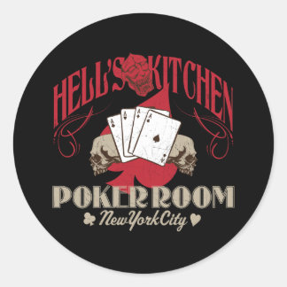 Rond Hells Kitchen Poker Room, New York City Sticker