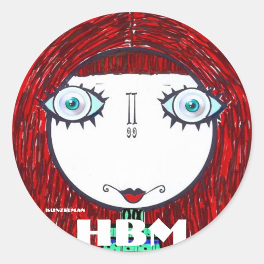 ROND HESTER BESSIE METTS STICKER (Devant)