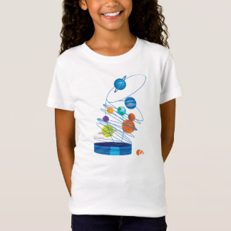 Rond het universum t-shirt