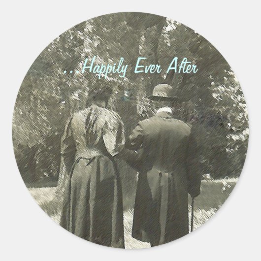 Rond ...Heureusement Jamais Après Sticker (Devant)