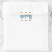 Rond Hope Won Obama Sticker (Sac)