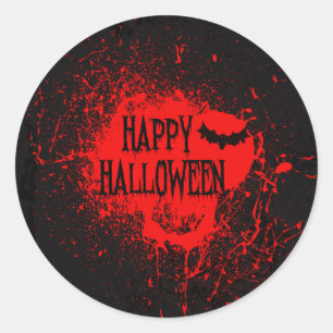 Rond Horreur d'Halloween Spooktaculaire   Sticker