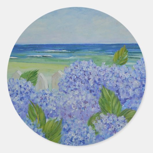 Rond Hydrangée Par Sticker Maritime (Devant)