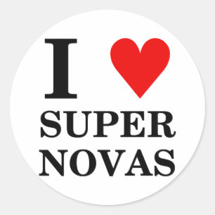 Rond I (coeur) Super Novas Sticker