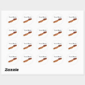 Rond I Love Bacon Sticker (Feuille)