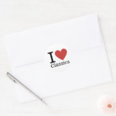 Rond I ❤️ Love Classics STICKER (Enveloppe)