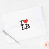Rond I Love LB Sticker (Enveloppe)