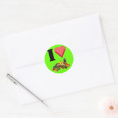 Rond I Love Sticker Légume (Enveloppe)