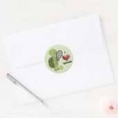 Rond I Love Tennis sticker (Enveloppe)