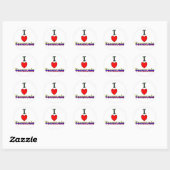 Rond I Love Venezuela Sticker (Feuille)