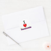 Rond I Love Venezuela Sticker (Enveloppe)