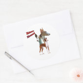 Rond Ibizan Hound Trio 2 - Sticker (Enveloppe)